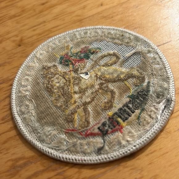 Rastafari conquering lion of the tribe of Judah patch great condition - Picture 2 of 2